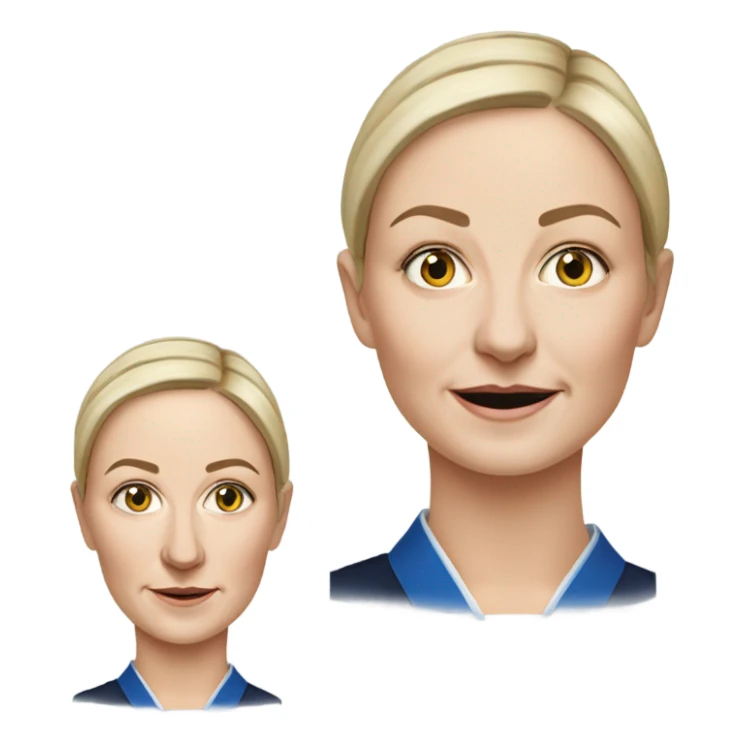 hiper realistic Kaya Kallas European Union sticker