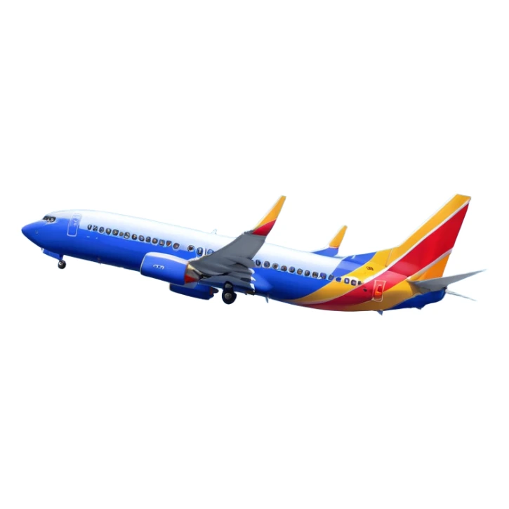 Southwest Airlines Boeing 737-800 (newer Heart One livery) sticker