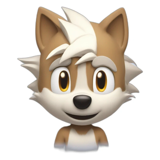 a new character of sonic the hedgehog sticker