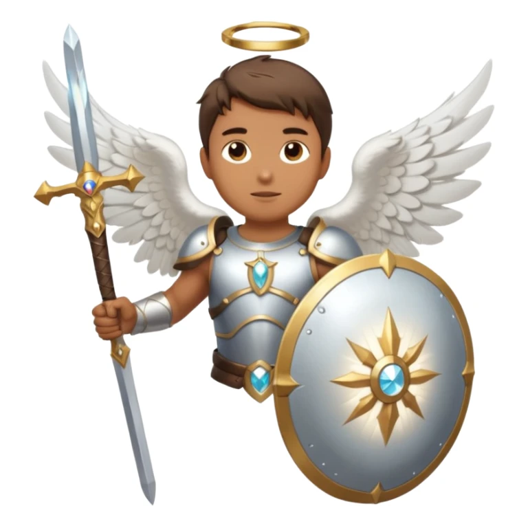 - 🛡️ Shield – symbolizing protection
- ⚔️ Sword – representing spiritual warfare
- 👼 Angel – the heavenly messenger
- ✨ Sparkles – highlighting his glory sticker