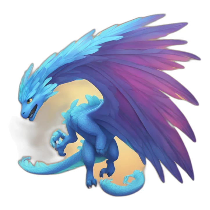 open wings of fire sticker