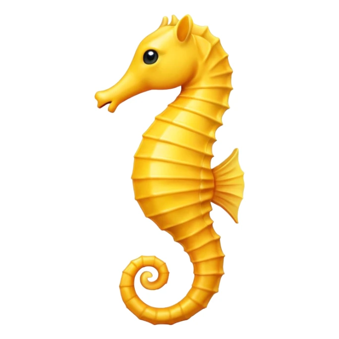yellow seahorse emoji  sticker