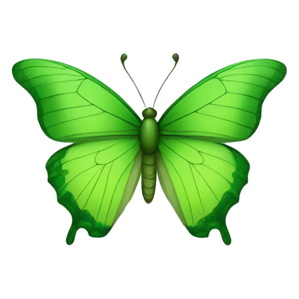 Green Butterfly  sticker