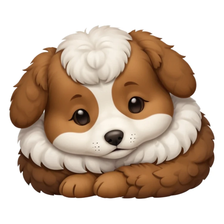 sleepy puppy sticker
