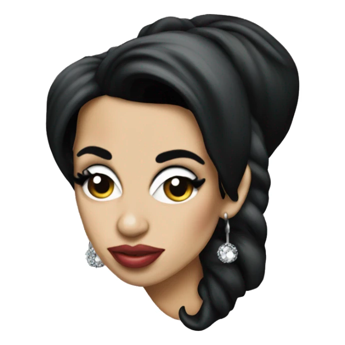 amy winehouse with above lip piercing sticker