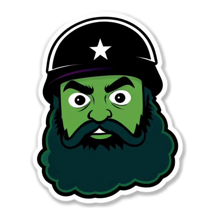 “type shit” in military style sticker