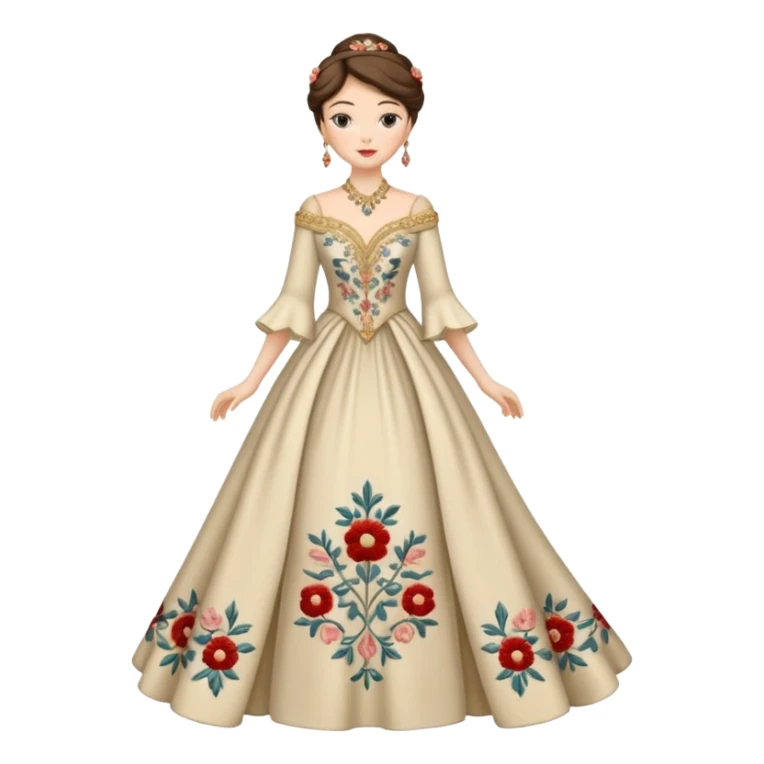 Character in Fairy Tale Beauty and Beast: Wardrobe Lady sticker