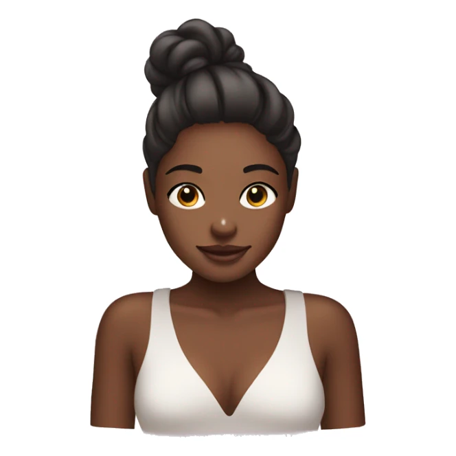 A girl doing skin care  sticker