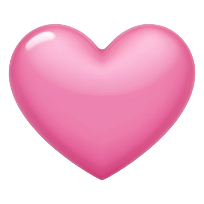 A pink heart design by ribon sticker