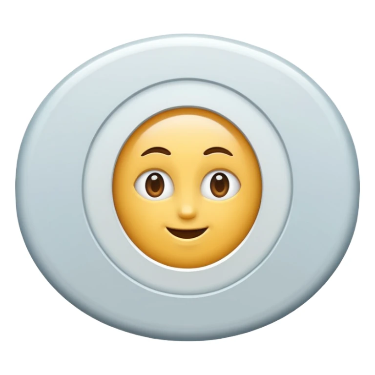 To balll and tall oval in the middle sticker