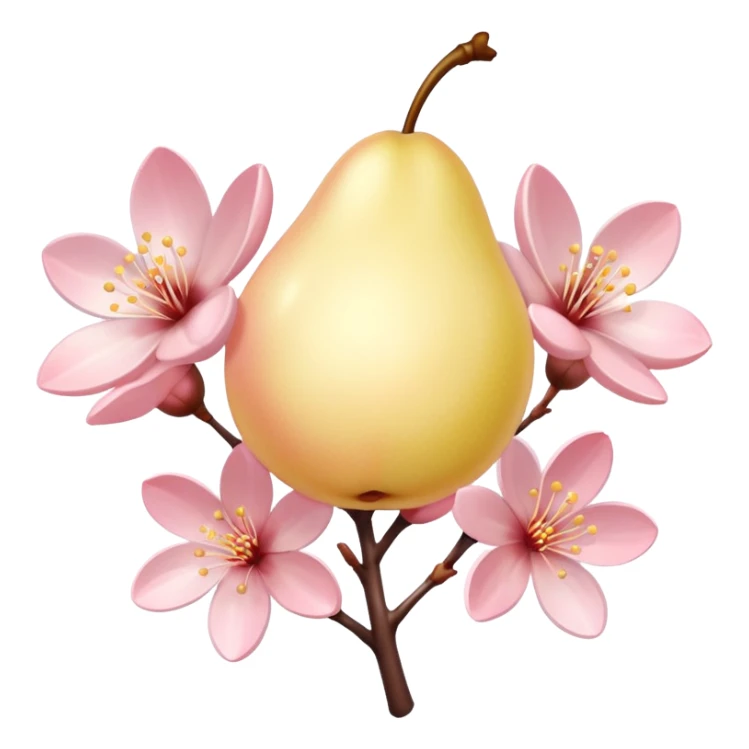 A creamy pastel yellow softly blushed with whisper-pink undertones and a milky pearlescent glow, like sunlight melting into cherry blossom air.  sticker
