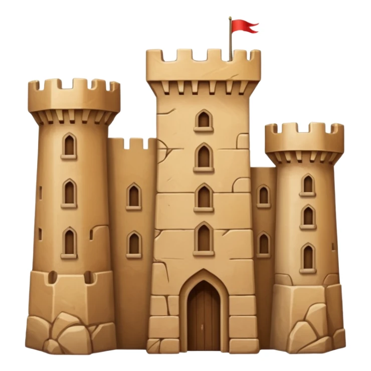 Design me an emoji that looks like Erbil Castle sticker