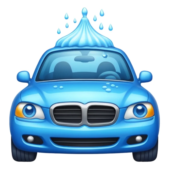 generate emoji for car wash icon sticker