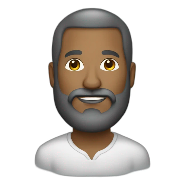 anthony sejourne 50 years old white man skin head with beard graphic designer sticker