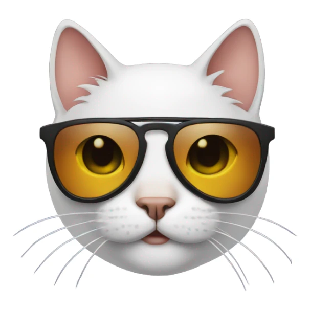 Cat with a mask and shades  sticker