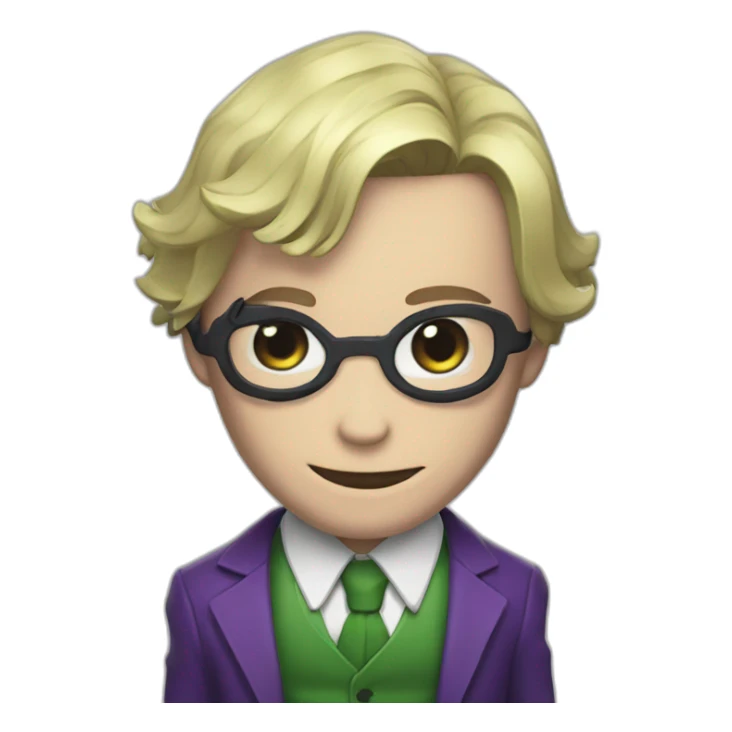 Joker con jhon wick en reunion sticker