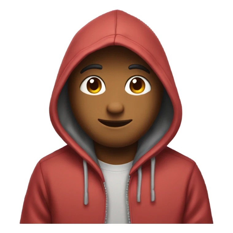 Gecho wearing a hoodie  sticker