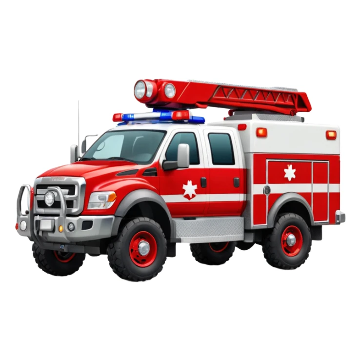 Search & Rescue Truck in USA sticker