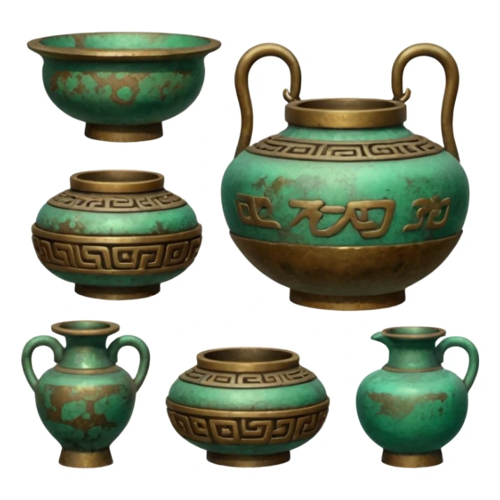 chinese artifcats from bronze age sticker