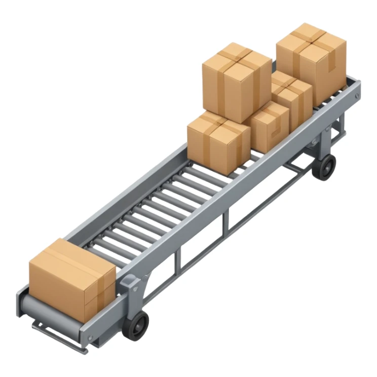 PLAIN GREY TOP DOWN ANGLE CONVEYER BELT TILL SHOPPING sticker