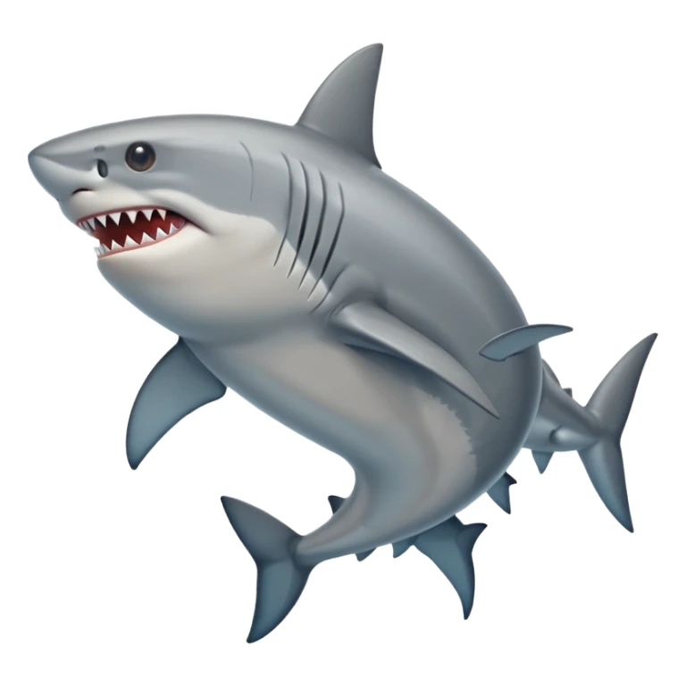 Tiburon con piernas y con zapatos sticker