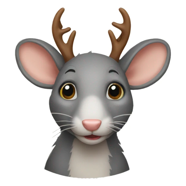 rat deer sticker
