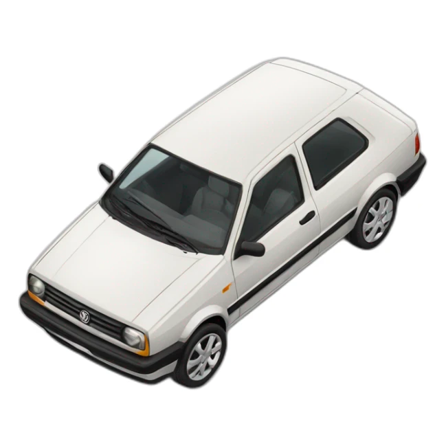 carro volkswagen gol 2002 branco sticker