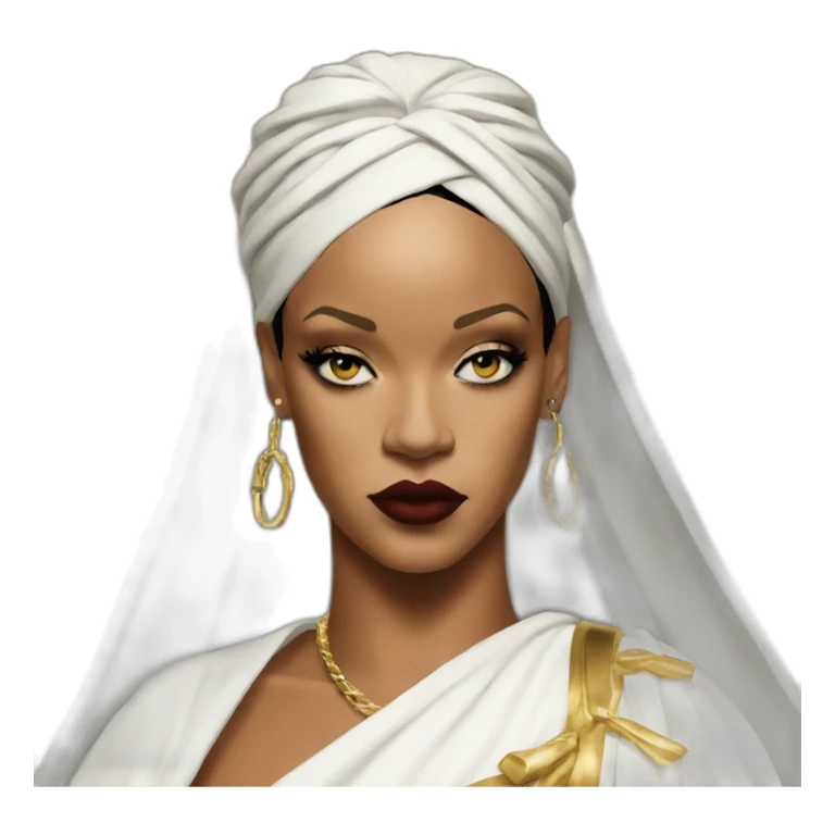 Rihanna as god sticker