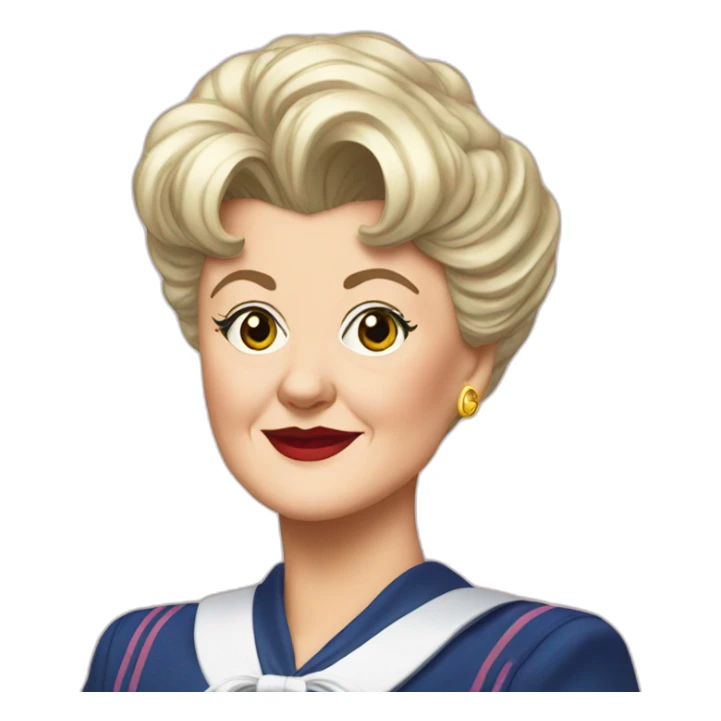 Jessica fletcher as sailor moon sticker
