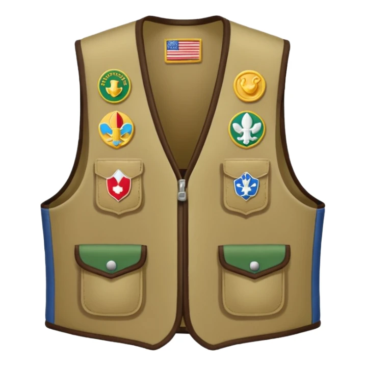 Girl scout cadette vest sticker