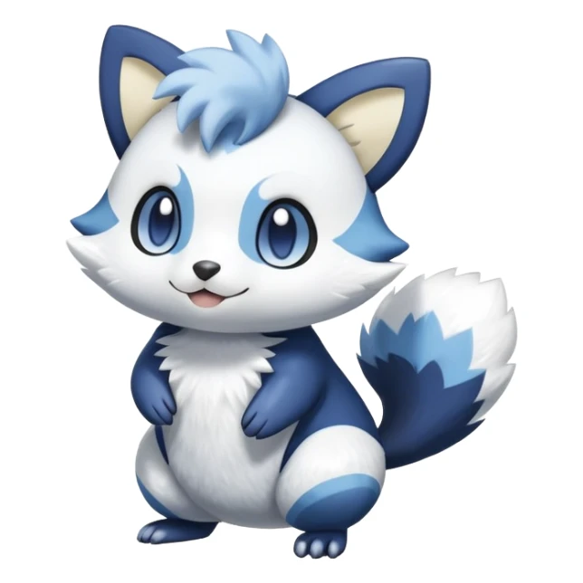 Shiny Furret-Meowstic-Oshawott-Hybrid (Full body) sticker