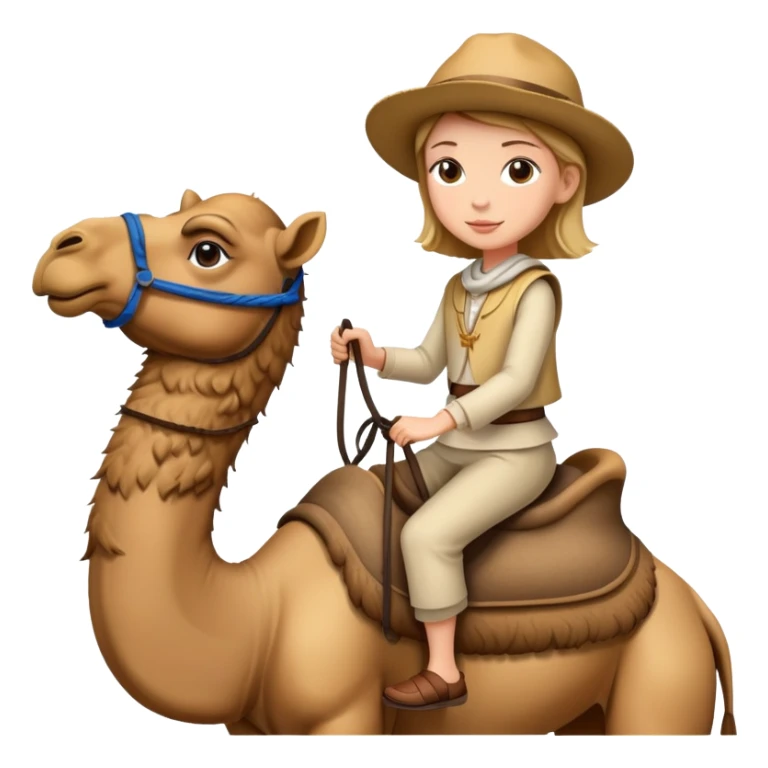 Picture of me in this photo riding a camel sticker