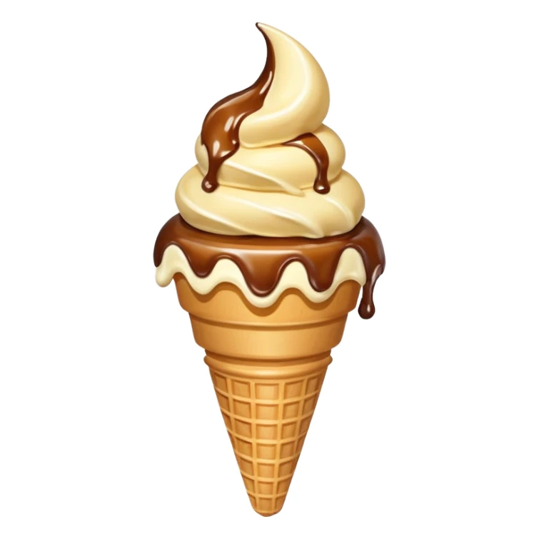 ice cream cone sticker