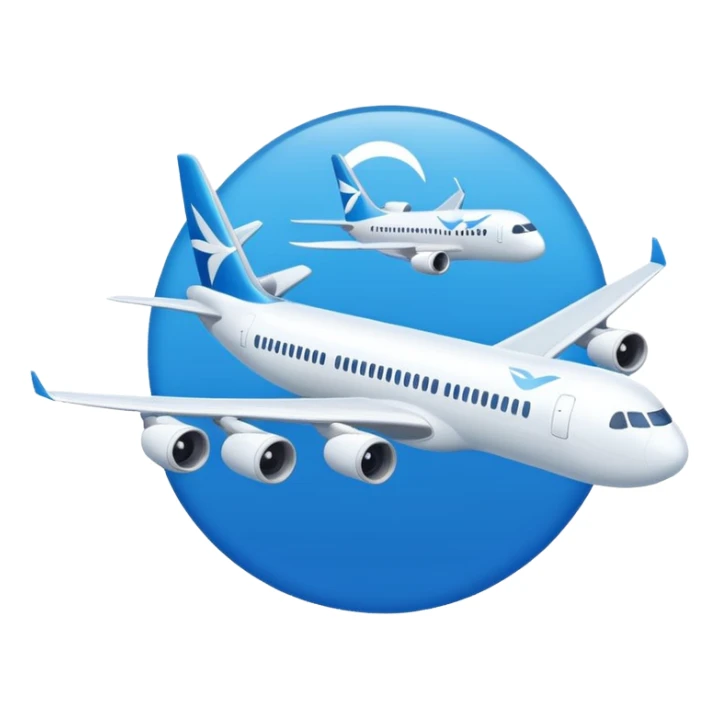 Make me a discord FlightHub Airline emoji sticker