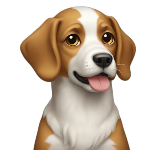 Dog on dog on dog on dog sticker