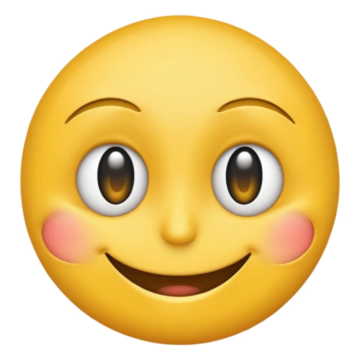 a normal yellow emoji with one eye squinted and one eye wide sticker