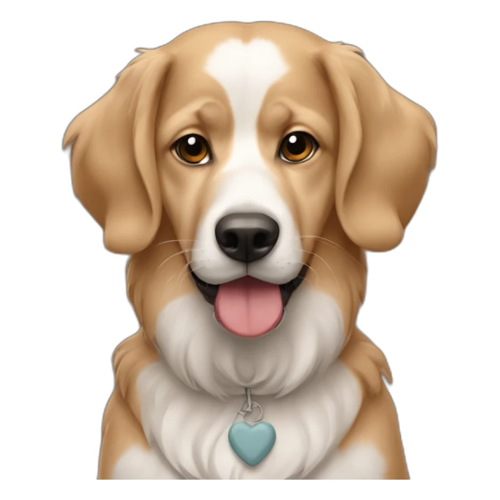 Chien avec des jumelles  sticker