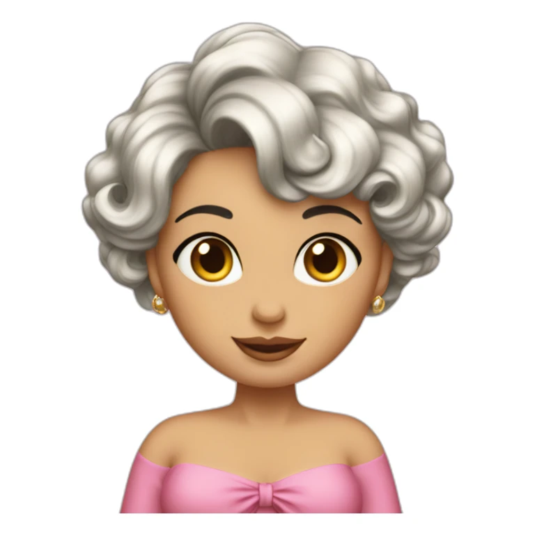 rich pregnant lady short 4c hair mid 20’s sticker