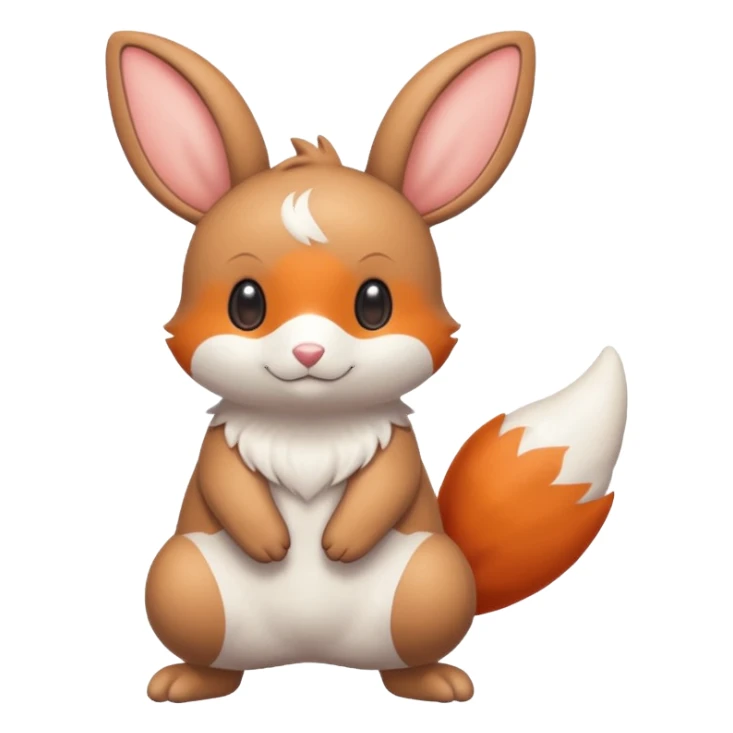 Buizel-Buneary-Minccino-fusion sticker