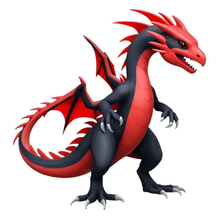 Yveltal-Lugia-Salandit-Fakémon-hybrid-creature (full body)  sticker