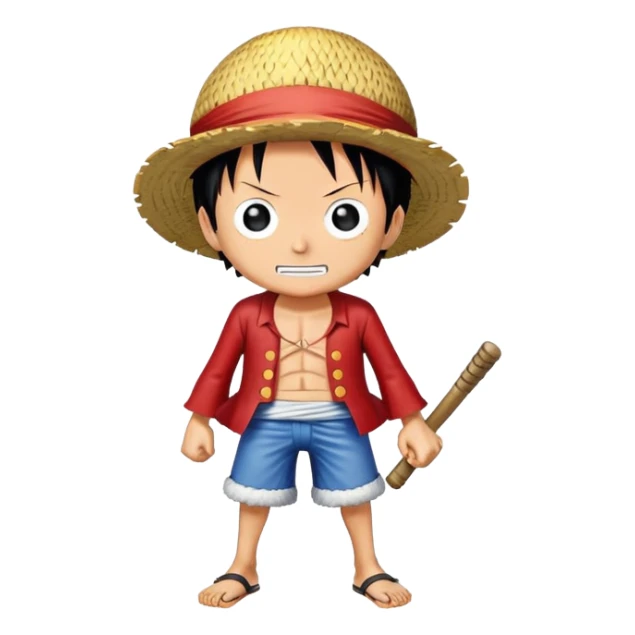 i want to create an imojo pack of one piece anime sticker