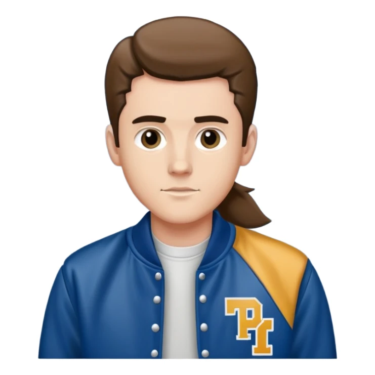 Create me an image of bob and pony boy from the outsiders sticker