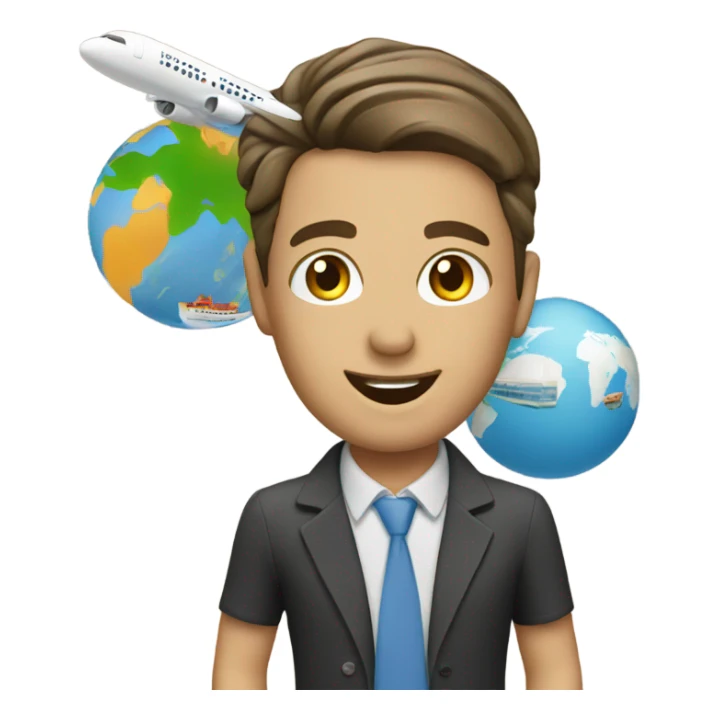 Travel agent sticker