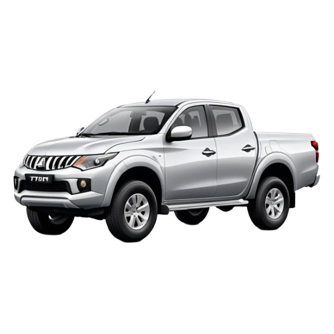 Mitsubishi Triton - Mitsubishi (Model Year: 2023) (Iconic colour: Silver) sticker