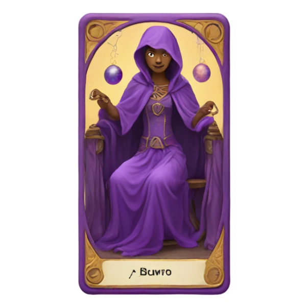 tarot cards purple colors sticker