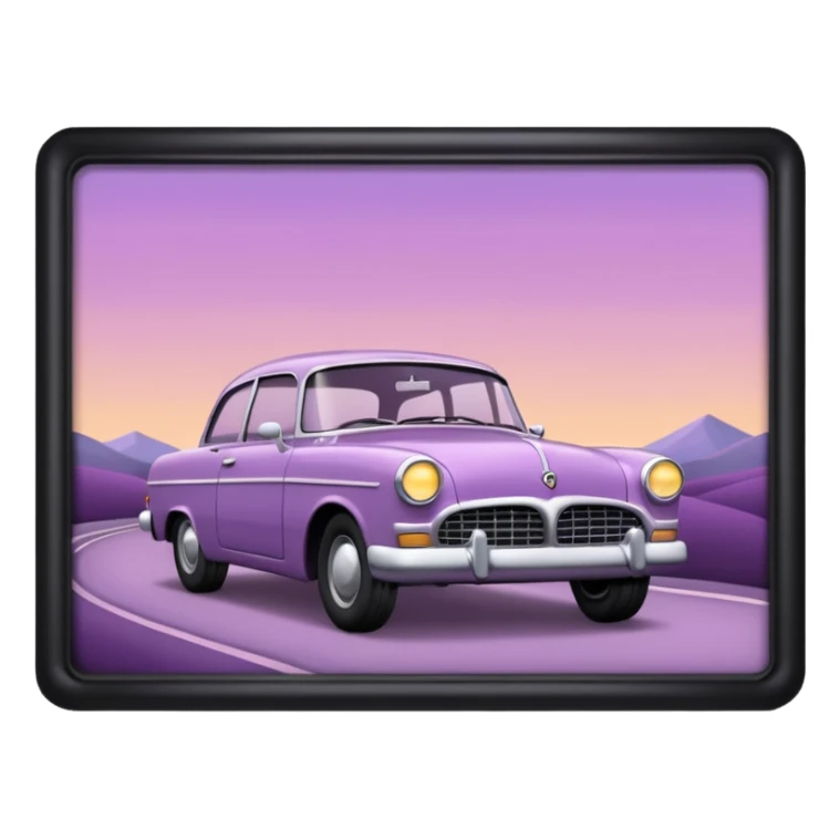 Mauve drive in movies sticker