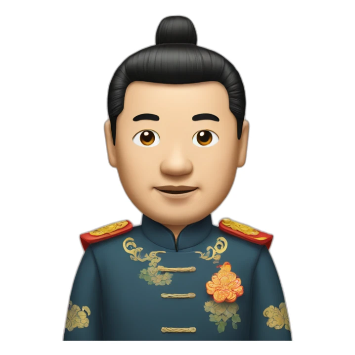 Xi jinping wearing thai costumes sticker