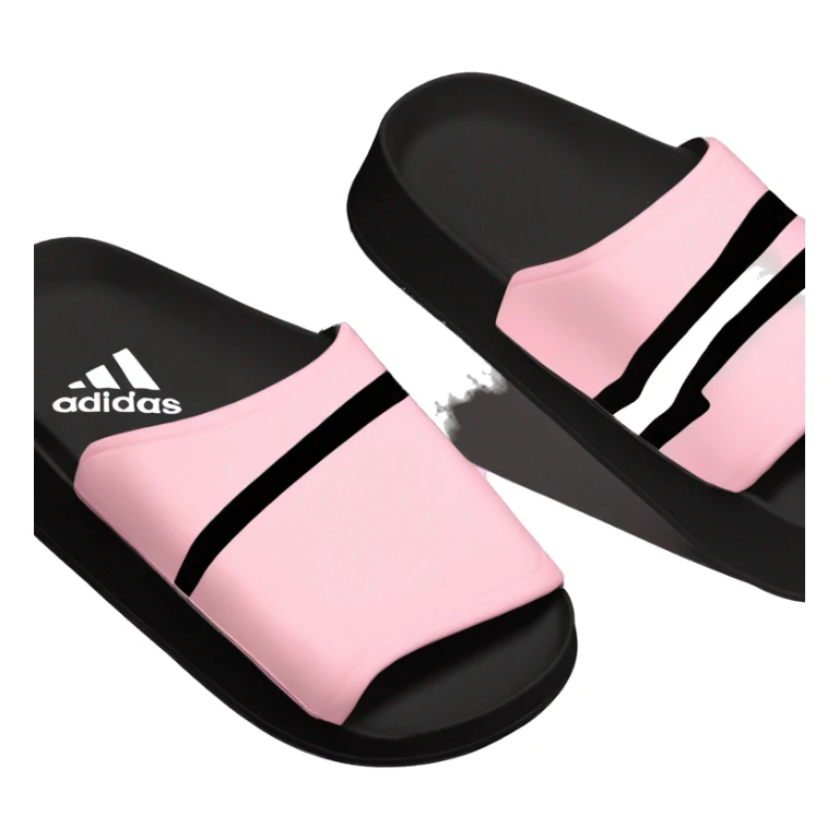 adidas adilettes sandals comfort pink cloud and black sticker