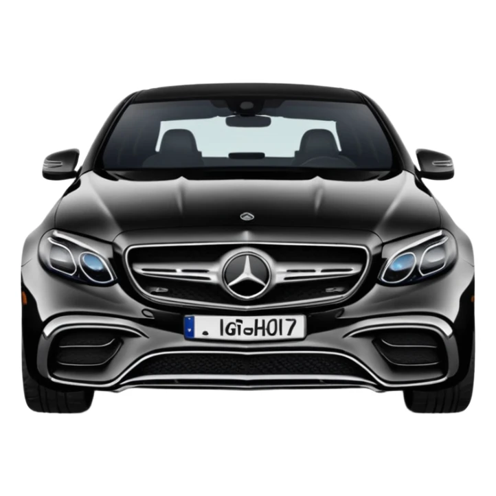 Mercedes Benz E 63 S 2017-2023 edition Black Matte sticker