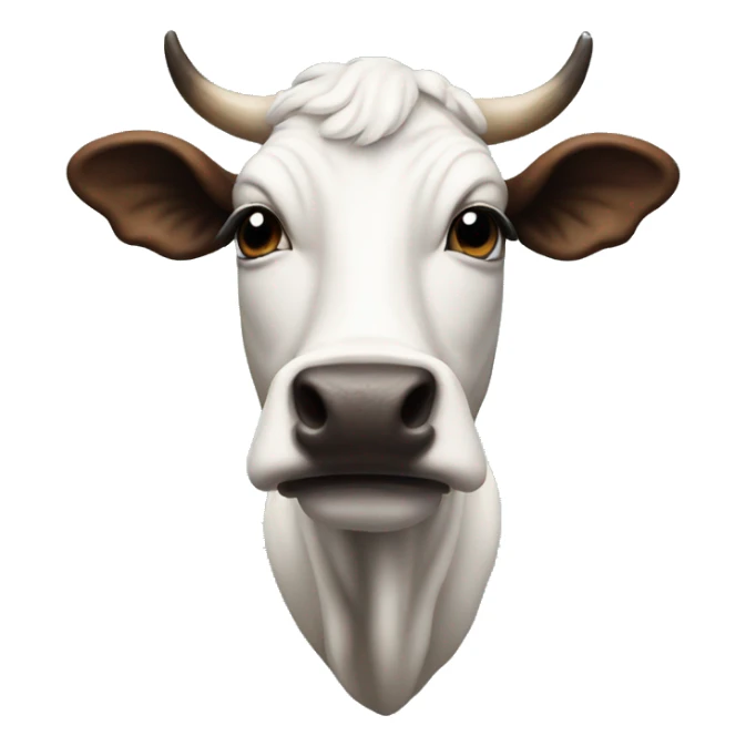 Holy cow in the space sticker